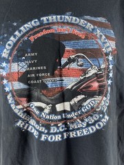 Harley Davidson T Shirt XL Rolling Thunder Let Freedom Ride 2004 Washington DC