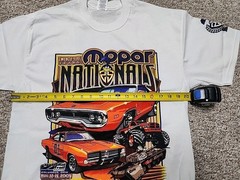 2005 Jerzees Mopar Nationals 25th Anniversary Tee Double Sided Graphic Large