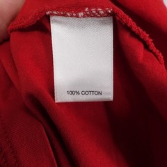 Murano Shirt Mens Large Red Slim Fit V Neck 100% Cotton Tee T-Shirt Basic