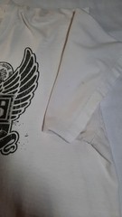 *Holes* 2 Genuine Dickies T-Shirts Mens L 42 44 Round Neck Graphic Tees