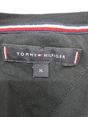Tommy Hilfiger Mens T Shirt Black V Neck Slim XL No Tags