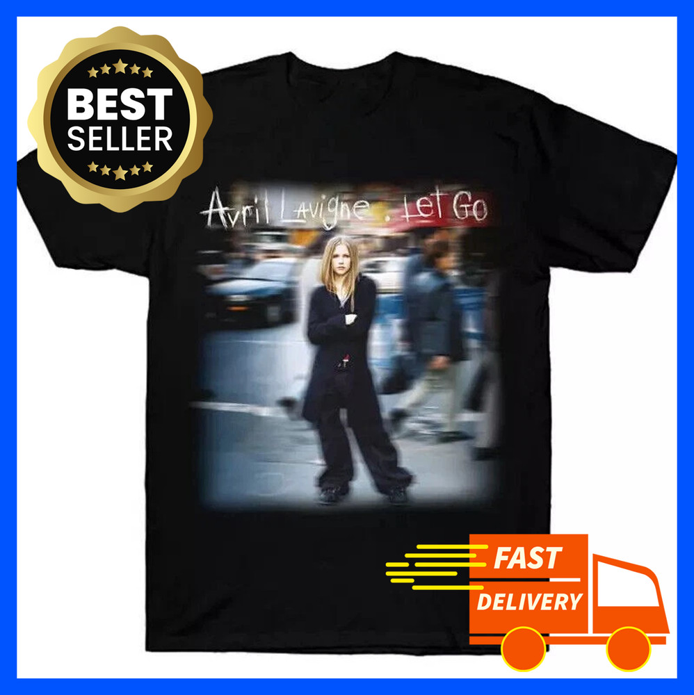 Avril Lavigne Let Go T-Shirt Black All Size