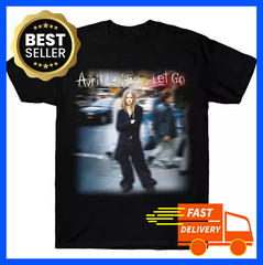 Avril Lavigne Let Go T-Shirt Black All Size