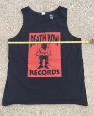 Vintage Death Row Records Men’s Large Tank Top Black Box Reversed Port & Company