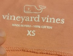 Vineyard Vines Men XS Whale Pocket Crew T-Shirt Tee Westchester Country Club