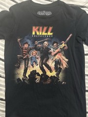Fright Rags Shirt S Chucky Freddy Krueger Jason Voorhees Texas Chainsaw Horror