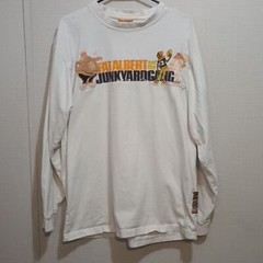 Vintage FUBU Platinum Shirt Large Fat Albert, Y2K Very Distressed Long Sleeve
