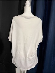 U.S. Polo Assn. White V-Neck T-Shirt Men’s Large Embroidered Pony Logo