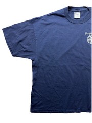 Vintage Fergusson Clan Crest Dulcius Ex Asperis Graphic Blue T Shirt Men’s 2XL