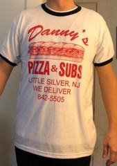 Danny’s Pizza Retro Ringer T-Shirt