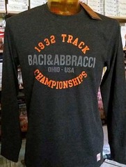 Men’s Long Sleeve T-Shirt Baci & Abbracci With Cuffs And Logo Print Art BAM2311