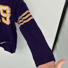 VTG 20s 30s Purple O’Shea Knitting Mills Wool Button Crotch Football Jersey 42