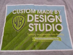 Small Warner Bros Design Studio Turning Imagination To Reality Damaged T Shirt