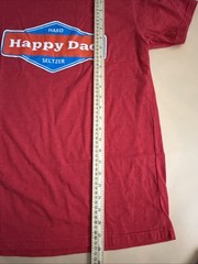 Hard Seltzer Happy Dad Full Send Graphic T-Shirt Men’s Large Red Nelk Boys