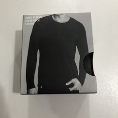 Boody Men’s Dark Grey Eco Wear Long Sleeve Crew Neck Shirt Small