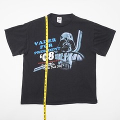 Star Wars Darth Vader For President 08 Mens Large Black Cotton Delta T Shirt