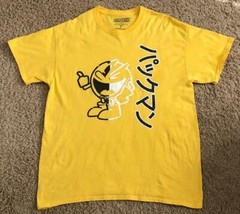 Pac Man By C-Life Group Men’s Yellow Graphic T-Shirt Size Large