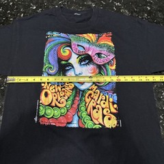 2014 Official Andrea Mistretta Mardi Gras Tee T Shirt Size M Black