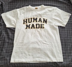 Human Made Dry Alls White T Shirt Men Size Large Made In Japan (Stained Back)