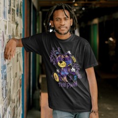 Men’s Graphic Tee Shirt to Match Retro J13 Lakers 13 Smile Thru The Pain T