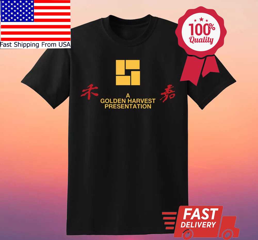 Hong Kong A Golden Harvest Presentation Black Size S-5XL