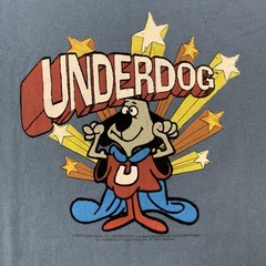 Vintage Underdog Cartoon T Shirt Size 2XL Y2K 2000s Animated Series Short Sleeve