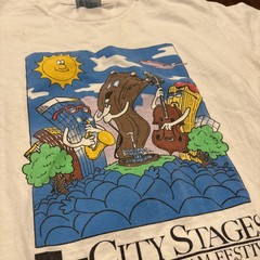 Vintage 90s City Stages Birmingham Alabama Concert Shirt Size Large