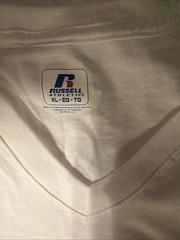 NWOT Hanes Gildan Russell Mixed Lot Set Of 3 WHITE T-Shirt V & Crew All Size XL