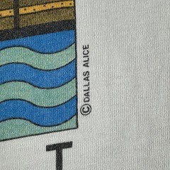 Vintage Single Stitch Dallas Alice St. Louis Fruit of the Loom 80s T-Shirt L Hot