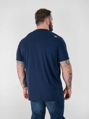 D555 Duke Big Mens Skull Printed T-Shirt Navy 2XL 3XL 4XL 5XL 6XL 7XL 8XL 601909