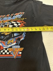 84 Van Halen Car Racing Graphic T Shirt Short Sleeve Black Cotton Men’s L