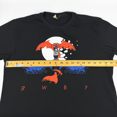 Rooster Teeth RWBY T Shirt Japanese Anime Red Dragon Graphic Adult Mens Size LRG