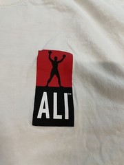Muhammad Ali T-Shirt White Short Sleeve LCW Casual Mens Size Medium