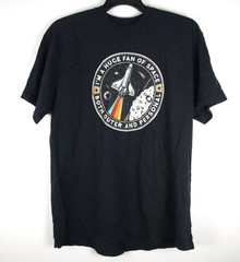 Huge Fan of Space Outer & Personal Black Shirt Size XL