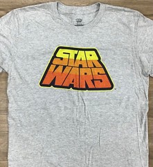 Star Wars Funko Pop! Script Short Sleeve Retro Print Gray T-Shirt S M L XL 2X