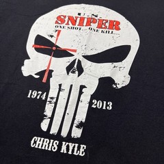 Chris Kyle Sniper Skull Stewie Family Guy T Shirt Mens L Double Graphic Novelty