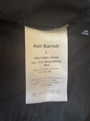 Neil Barrett t-shirt size L OVERSIZE XXL 3XL XXXL cotton cotton shirt