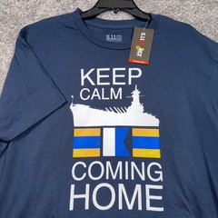 5.11 Tactical Navy Keep Calm Coming Home Dad Cotton Tee Shirt Mens XL NEW