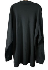 NWT Nike Golf TShirt Vtg 90’s Black Mock Neck Long Sleeve Cotton Swoosh Men XXL