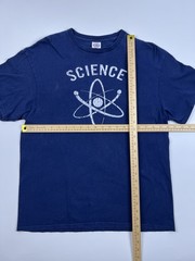 Science Atomic Symbol Graphic T Shirt Mens Large Blue Delta Pro Weight STEM Geek