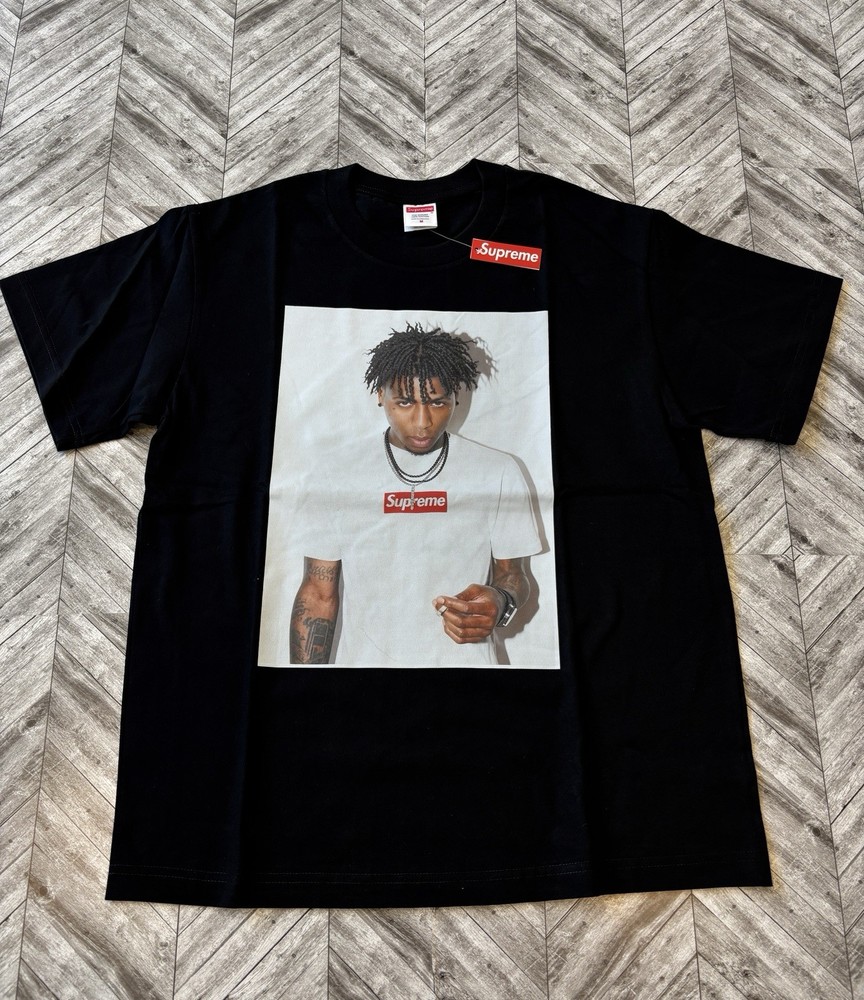 Supreme NBA YoungBoy Graphic Print Short Sleeve Tee In Black Size Medium