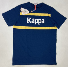 Kappa Logo Graphic T-shirt Men Medium Blue Short Sleeve