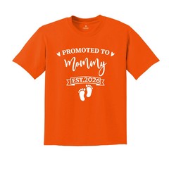 Baby Announcement, Promoted to Mommy and Daddy Est 2026, New Mother Shirt, New F