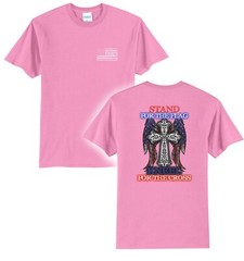 Stand For The Flag, Kneel For The Cross Screen Printed Graphic Unisex Shirt
