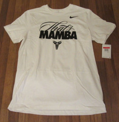 Nike Kobe Bryant That’s Mamba Tee T-Shirt Size Large White HQ1757 100 Brand New