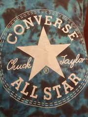 VTG 90’s CONVERSE ALL STAR CHUCK TAYLOR Tie Dye T-Shirt 2XL Hypebeast