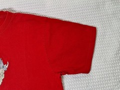 Big Five Kenya Africa Embroidered Souvenir Red T-shirt Size XL Born In Kenya