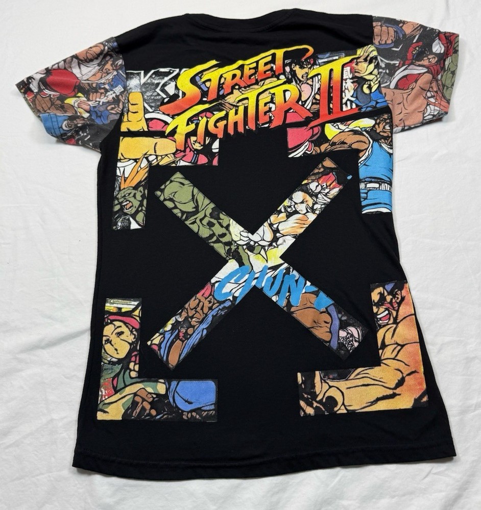 80’s Capcom Street Fighter Arcade Double Sided TShirt Small Anime’ Retro Gaming