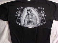 OUR LADY OF GUADALUPE NUESTRA REYNA VIRGIN MARY PRAY RELIGIOUS T-SHIRT