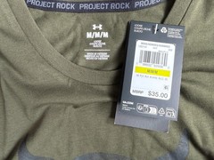 Under Armour Project Rock Brahma Bull Short Sleeve T-Shirt Men’s Sz M/L /XL /2XL